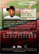 2018 Stadium Club Jose Ramirez