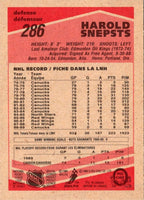1989 O-Pee-Chee Harold Snepsts #286