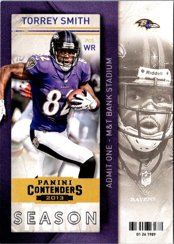 2013 Panini Contenders Torrey Smith #77