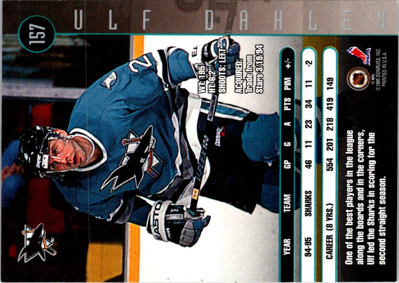 1995 Parkhurst International All-Stars Nicklas Lidstrom/Sandis Ozolinsh