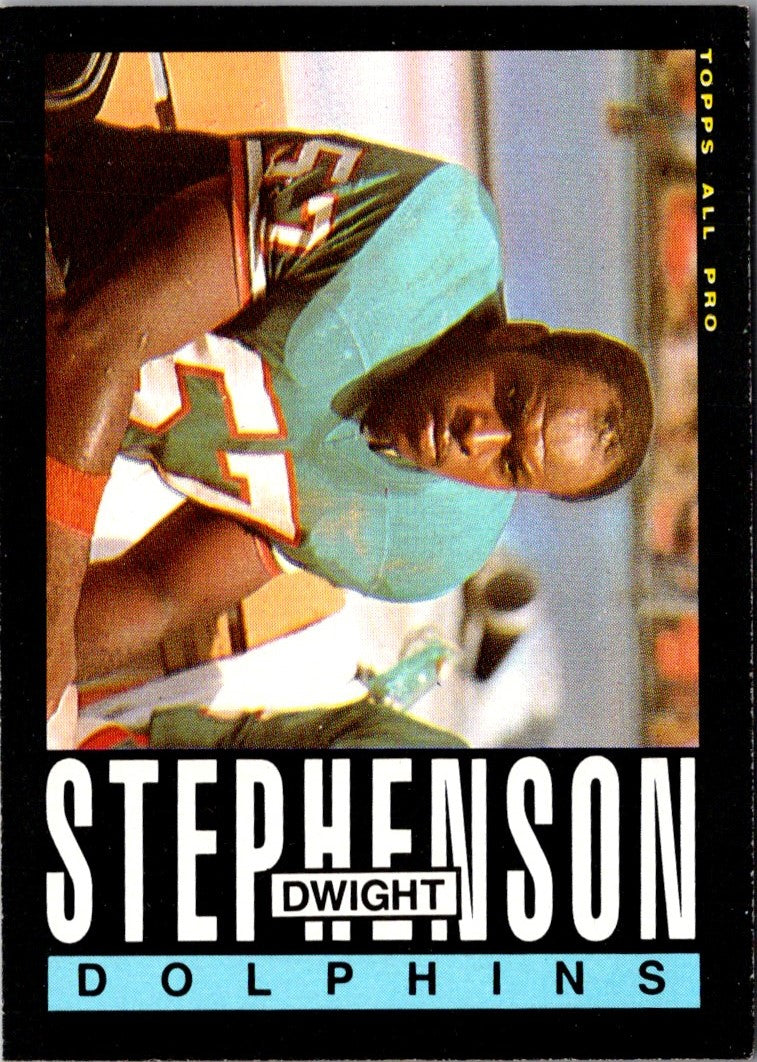1985 Topps Dwight Stephenson