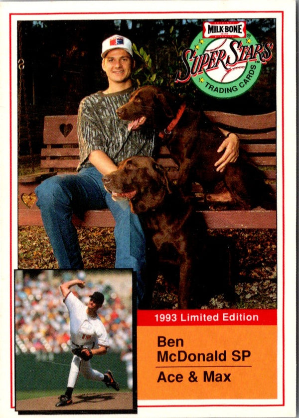 1993 Milk Bone Super Stars Ben McDonald #14