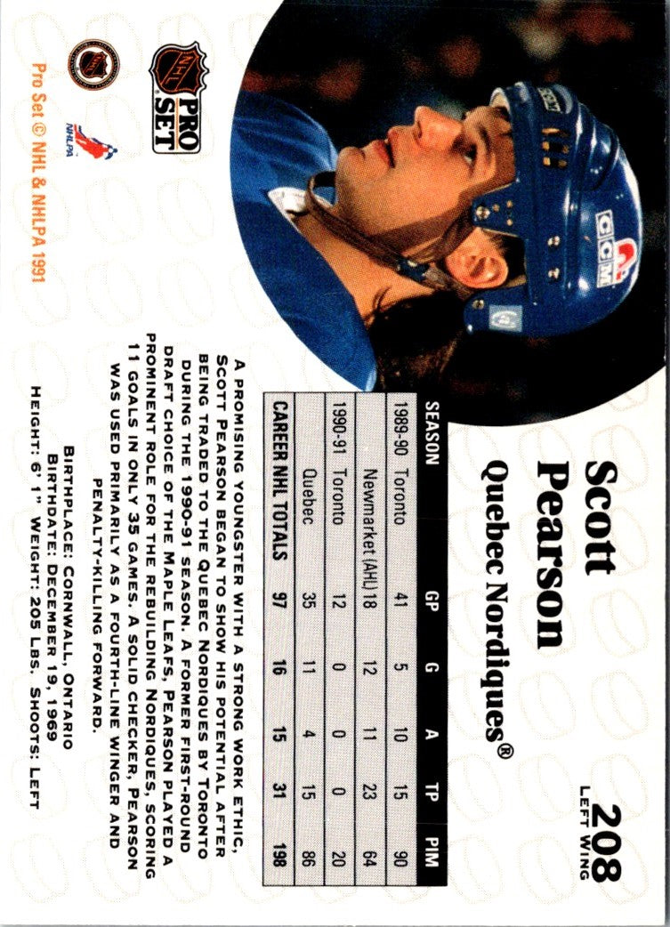 1991 Pro Set Scott Pearson