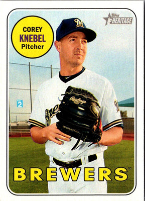 2018 Topps Heritage Corey Knebel #313