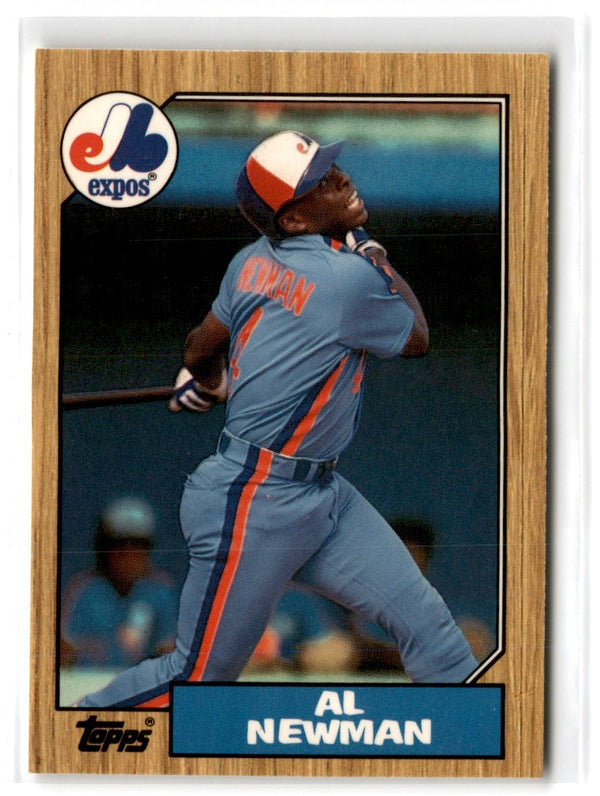 1987 Topps Tiffany Al Newman #323 Rookie