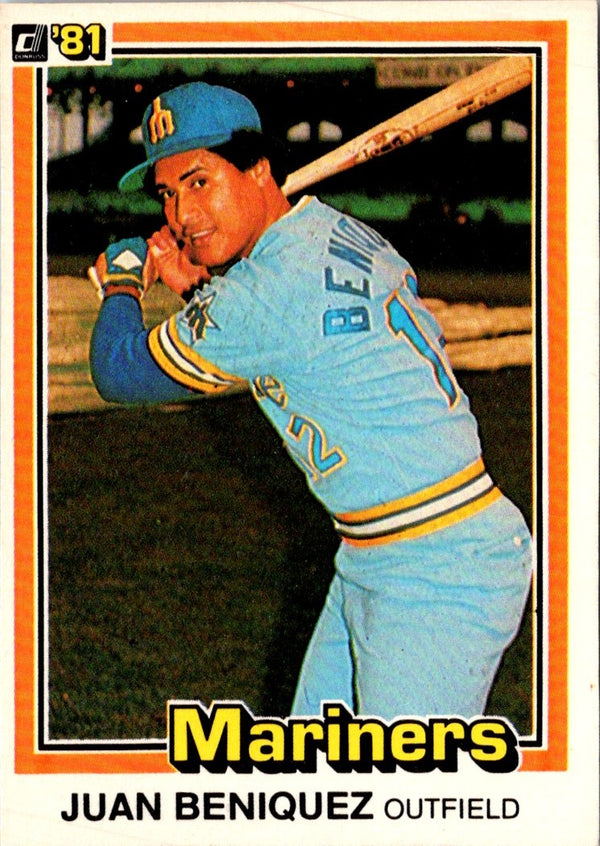 1981 Donruss Juan Beniquez #518