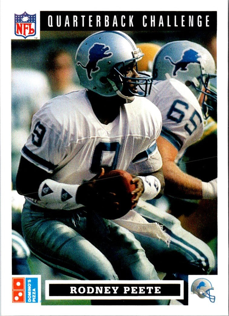 1991 Domino's The Quarterbacks Rodney Peete