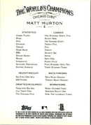 2007 Topps Allen & Ginter Matt Murton
