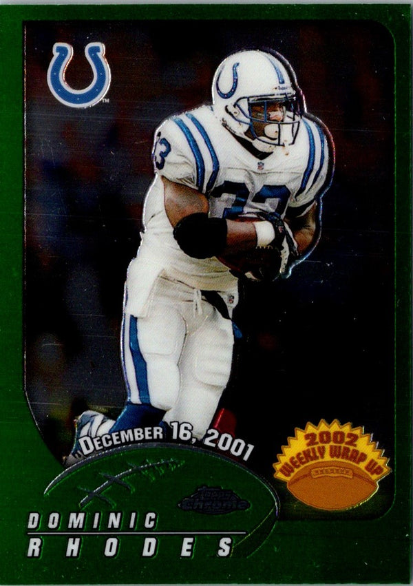 2002 Topps Chrome Dominic Rhodes #159