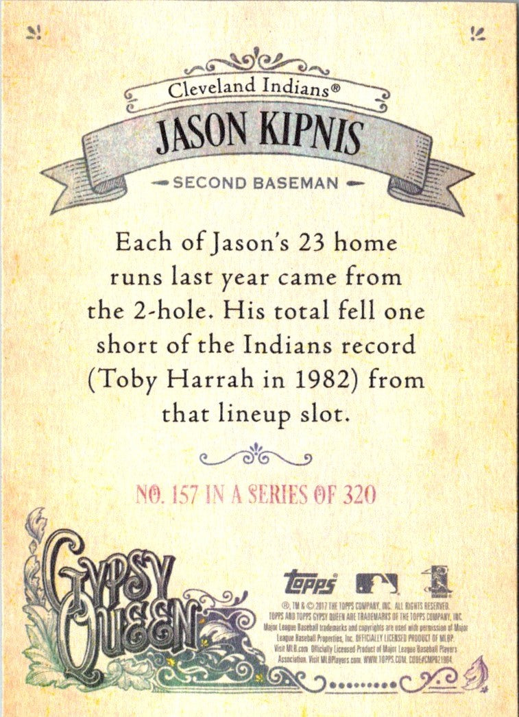 2017 Topps Gypsy Queen Jason Kipnis