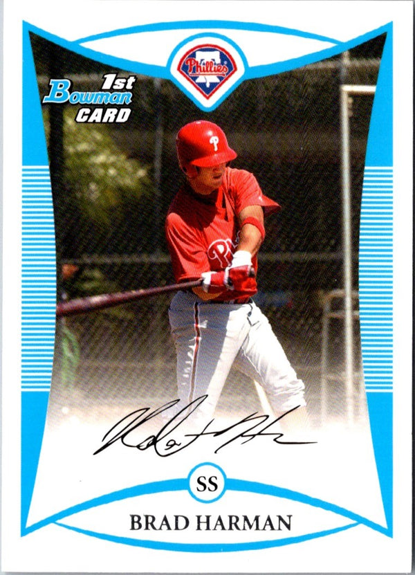 2008 Bowman Prospects Brad Harman #BP99