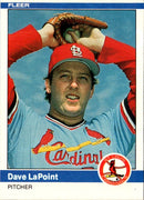 1984 Fleer Dave LaPoint