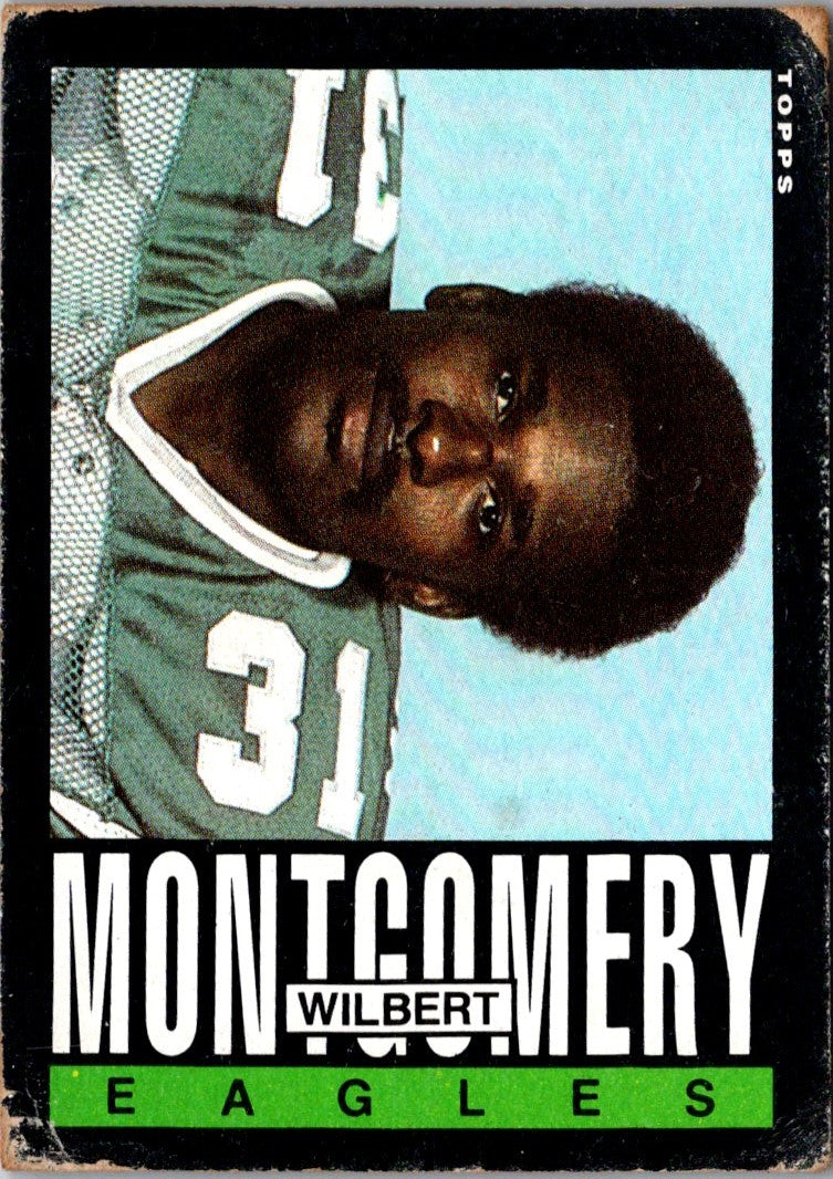 1985 Topps Wilbert Montgomery