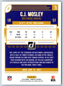 2018 Donruss Press Proof Blue C.J. Mosley