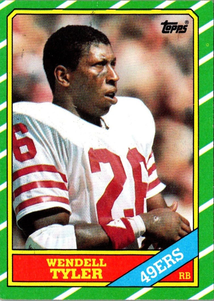 1986 Topps Wendell Tyler