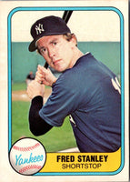 1981 Fleer Fred Stanley #100