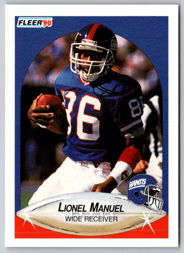 1990 Fleer Lionel Manuel #71