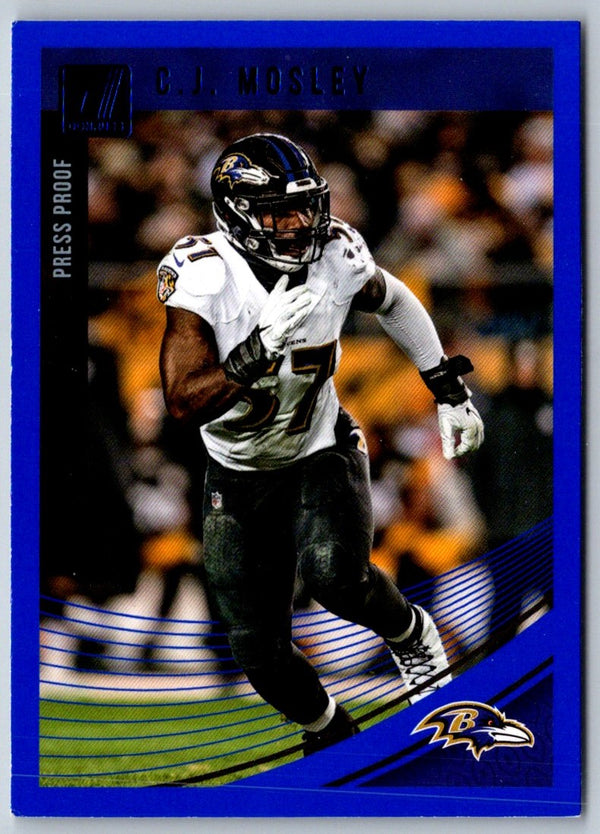 2018 Donruss Press Proof Blue C.J. Mosley #23