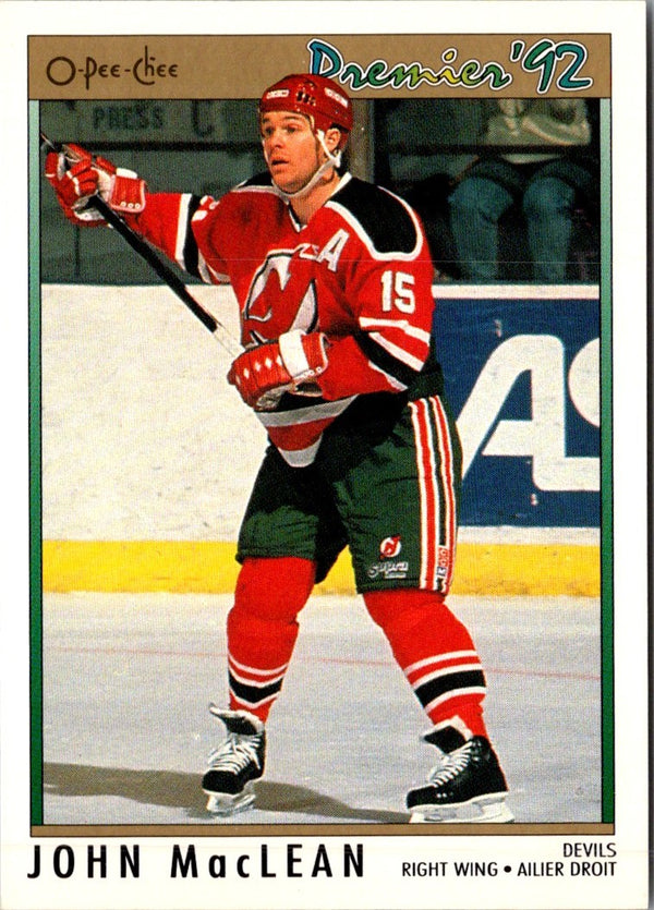 1991 O-Pee-Chee Premier John MacLean #4