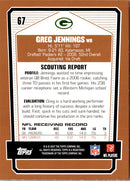 2007 Topps Draft Picks & Prospects Greg Jennings