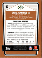 2007 Topps Draft Picks & Prospects Greg Jennings #67