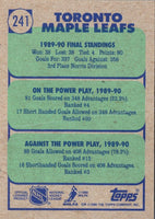 1990 Topps Toronto Maple Leafs #241