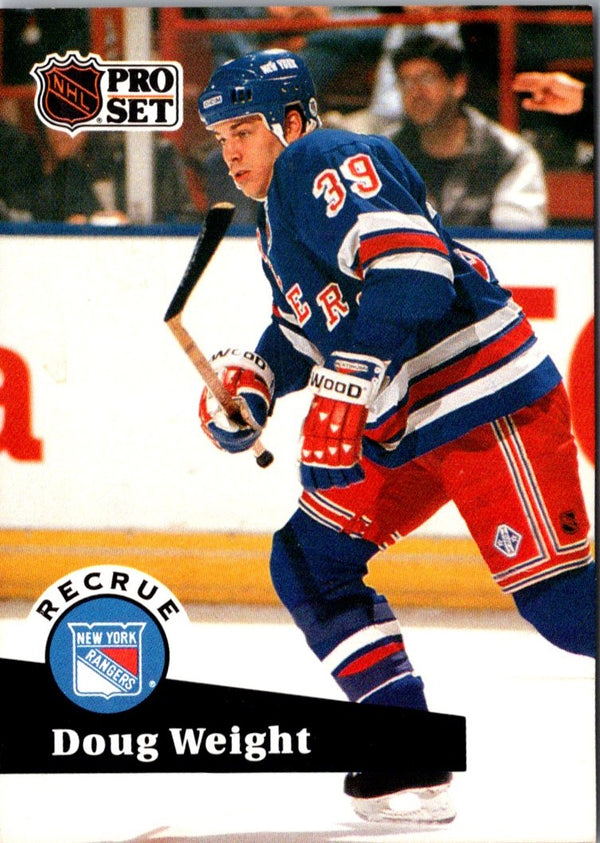 1991 Pro Set French Doug Weight #549 Rookie