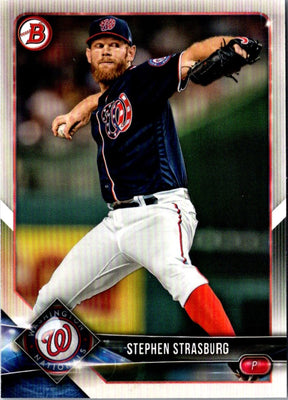 2018 Bowman Stephen Strasburg #30