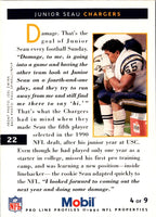 1992 Pro Line Mobil Junior Seau #22