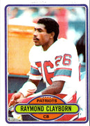 1980 Topps Raymond Clayborn