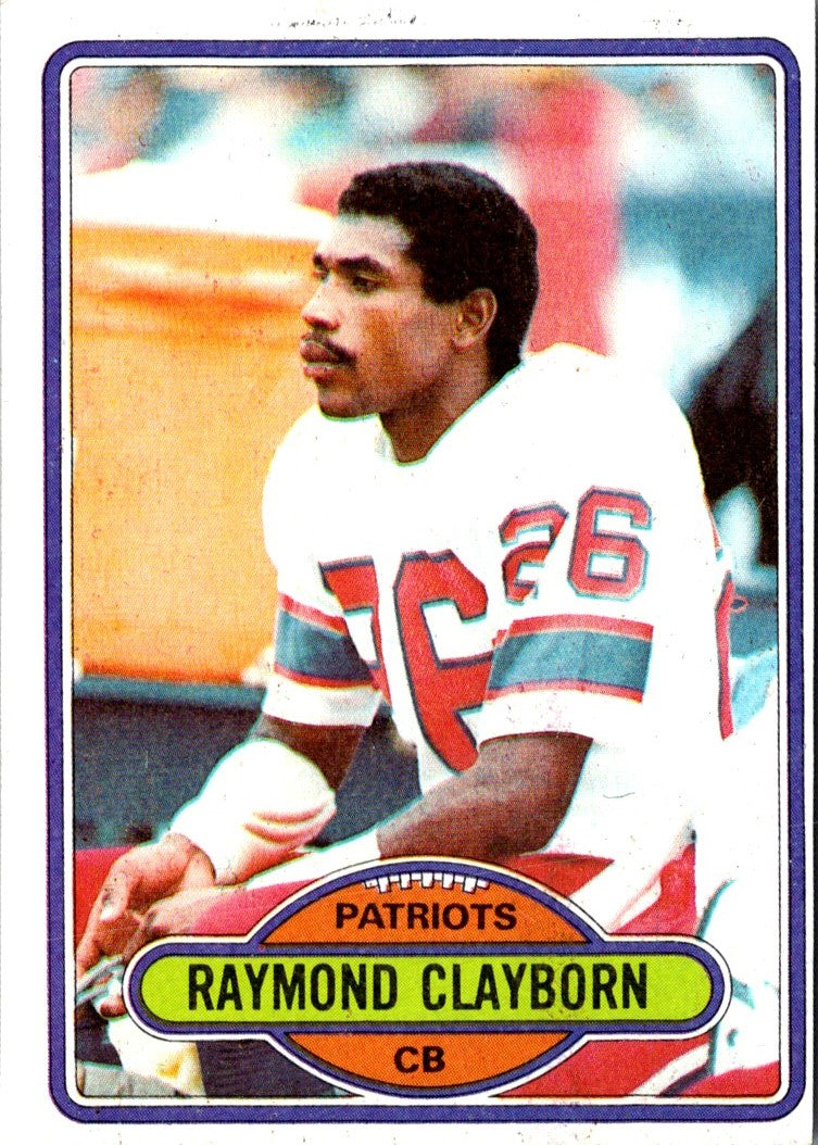 1980 Topps Raymond Clayborn