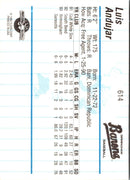 1994 Fleer ProCards Luis Andujar