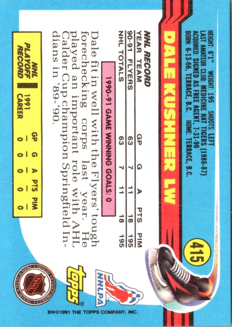 1991 Topps Dale Kushner