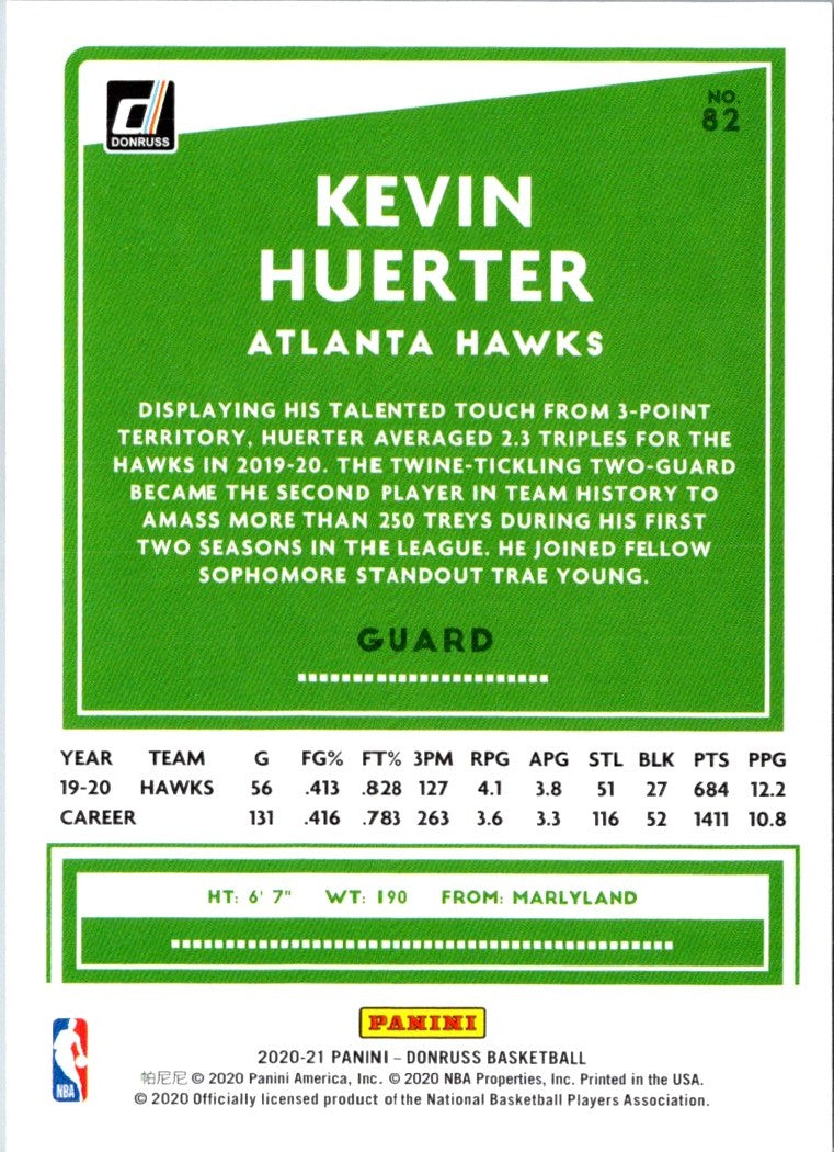 2020 Donruss Kevin Huerter