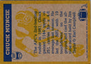 1982 Topps Chuck Muncie