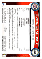 2011 Topps Washington Nationals #374