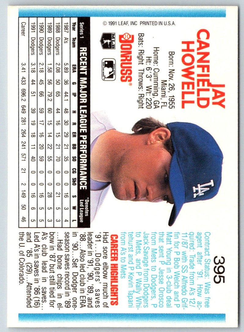 1991 Donruss Previews Bob Welch