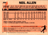 1983 O-Pee-Chee Neil Allen #268