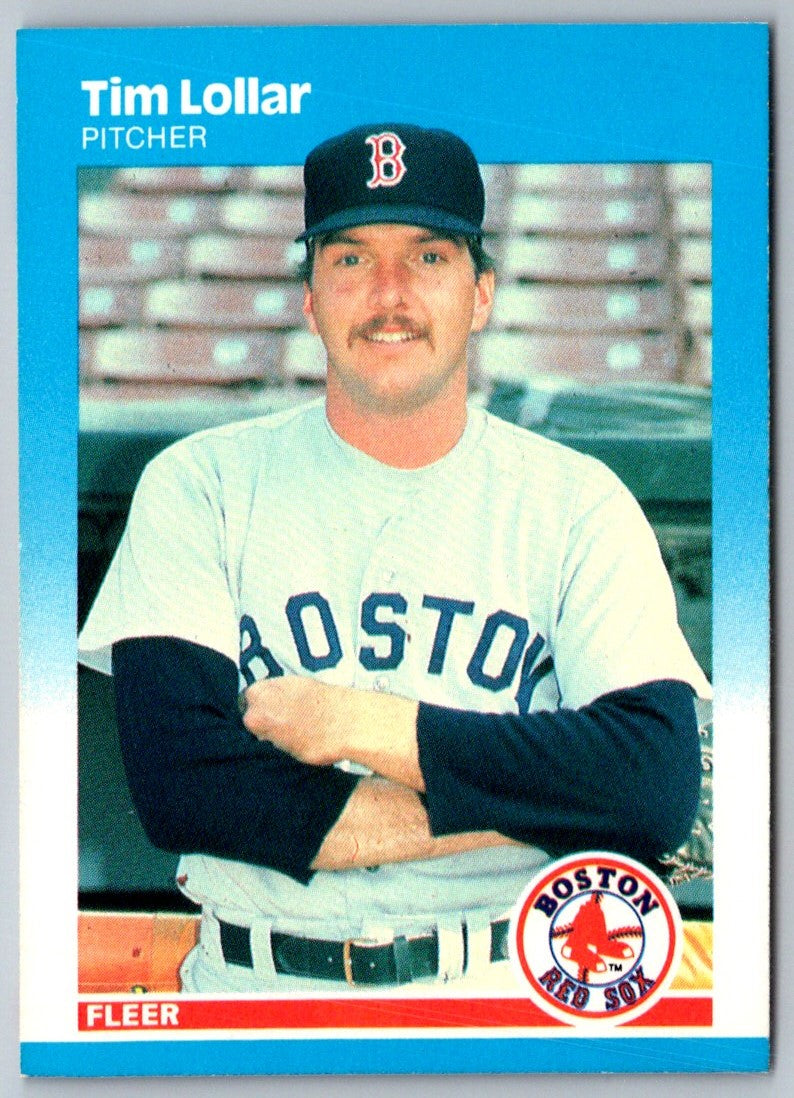 1987 Fleer Tim Lollar