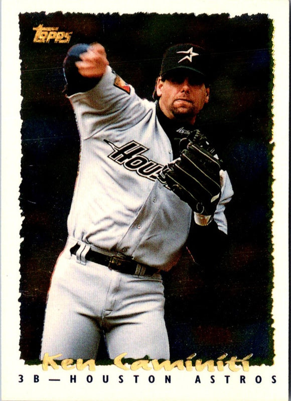 1995 Topps CyberStats (Spectralight) Ken Caminiti #68