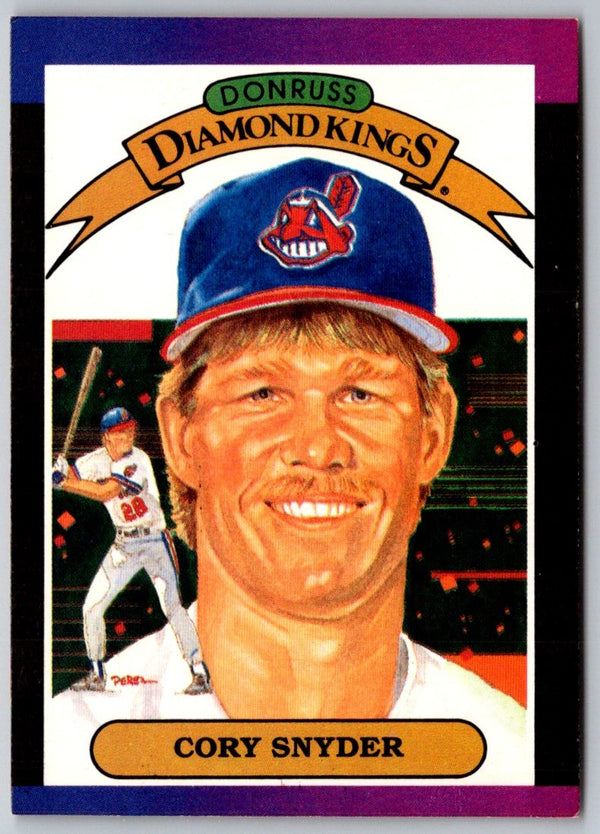 1989 Donruss Diamond  Kings Cory Snyder #8