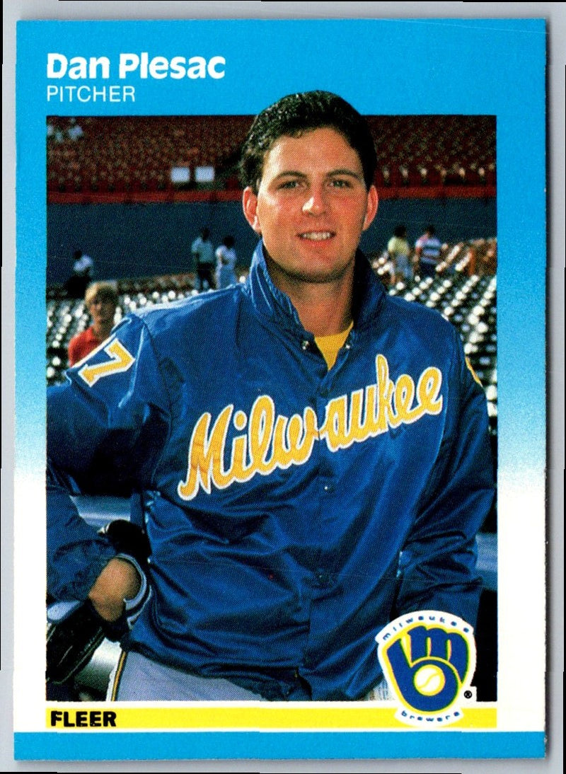 1986 Fleer Dan Plesac