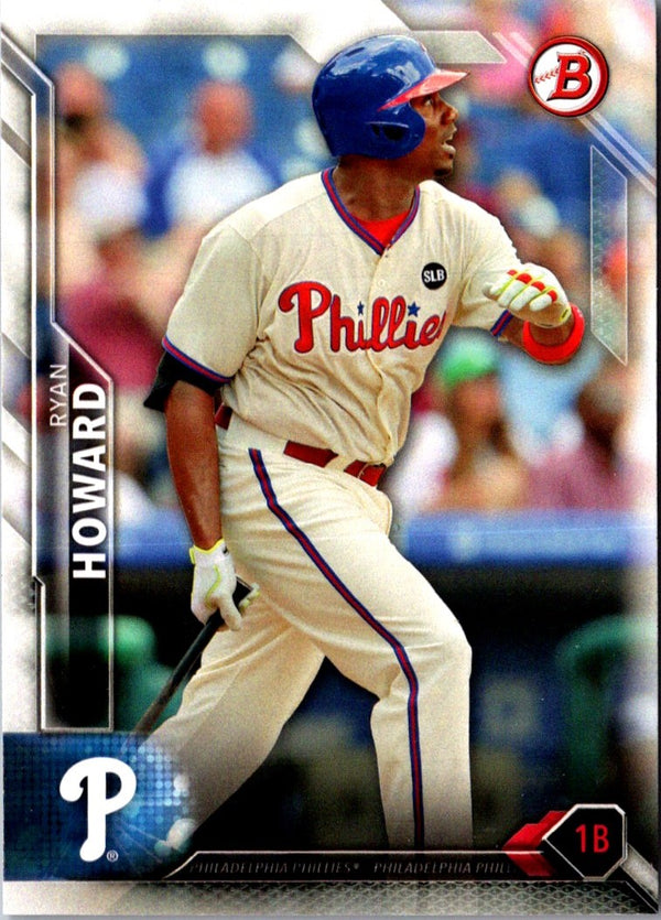 2016 Bowman Ryan Howard #66