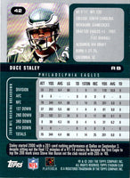 2001 Stadium Club Duce Staley #42