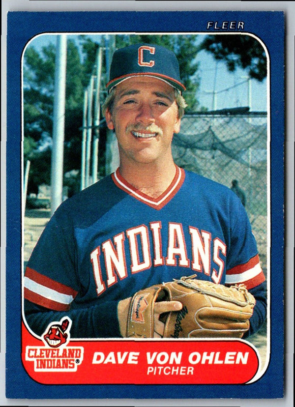 1986 Fleer Dave Von Ohlen #597