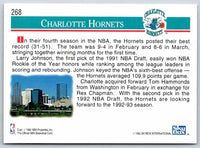 1992 Skybox Charlotte Hornets #268