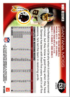 2010 Topps Chrome Santana Moss #C52