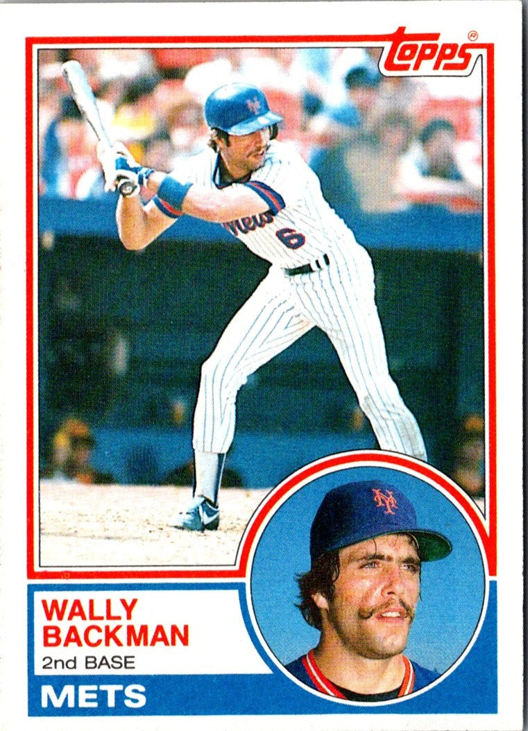 1983 Topps Wally Backman