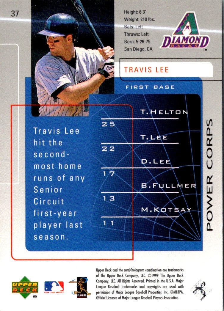 1999 Upper Deck Challengers for 70 Travis Lee