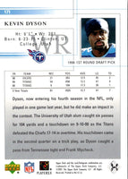 2001 Upper Deck Kevin Dyson #171